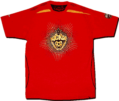 Описание: Футболка красная ЦСКА Casual 08 Umbro